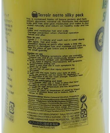 Terroir Natto Silky Pack Hi Power LPP 33.8oz Hair Treatment - Beans Protein & Herb Extract for Damaged Hair - Buy Online on GoSupps.com