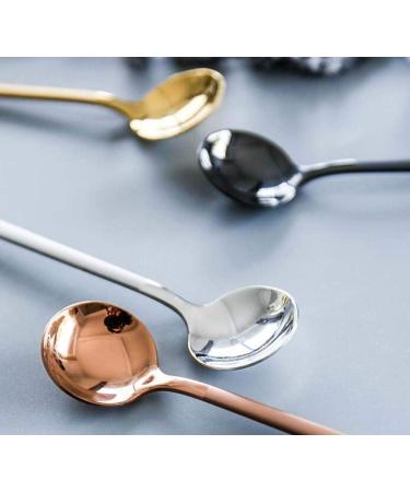 2 PCs Simple Design Deserts Spoons Portable Coffee Tableware Spoons D03 - Buy Online on GoSupps.com