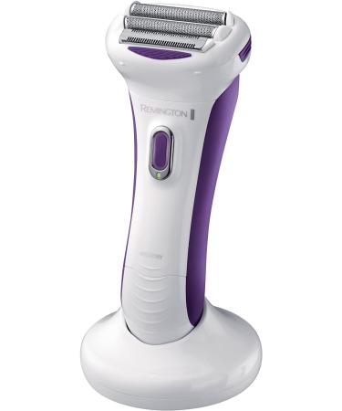 ladies shaver smooth&silky WDF5030 rechargeable ergonomic shaving head angle white/violet - Buy Online on GoSupps.com