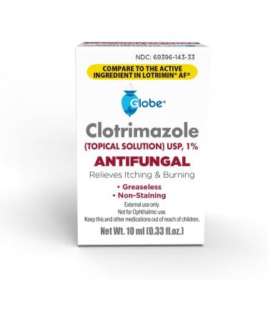Globe 1% Topical Clotrimazole Solution 10ml - Fast Relief for Athlete s Foot Jock Itch & Ringworm | Extra Strength Itching & Skin Protection - Buy Online on GoSupps.com