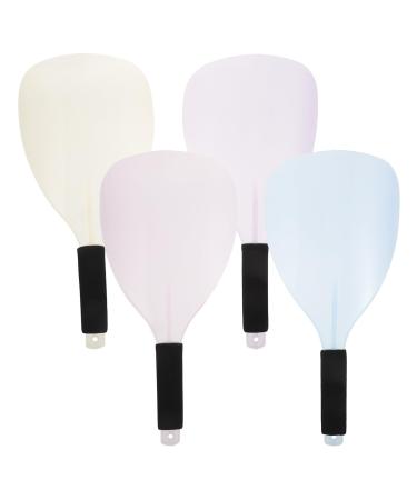 4pi ces Lot de Visi res Protection Coiffure avec Poign e pour Coloration Coupe Cheveux R utilisable Plastique Transparent Maquillage