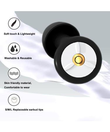 Buy Silicone Ear Plugs for Sleeping - Noise Cancelling Reusable & Comfortable - 28dB Ear Protection with Storage Case - Perfect for Sleep Work Study & Concerts - Buy Online on GoSupps.com