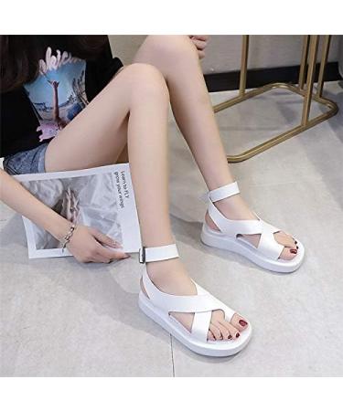 CrEev Women's Summer Sandals - Fashion Platform Shoes Non-Slip Style (Size 6) - Buy Online on GoSupps.com