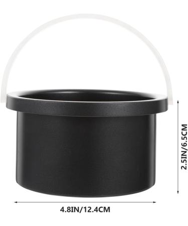 ABOOFAN Wool Cange Bling Wax Warmer Pot - Black Container & Metal Inner for Hair Removal Accessories - Buy Online on GoSupps.com