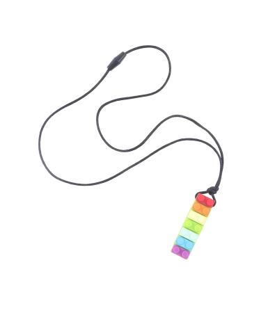 Colorful Non-Toxic Silicone Baby Bite Ring Necklace - 5 Pieces Finger Slides Sensory Chewing for Newborns - High-Temperature Resistant & Soft - Buy Online on GoSupps.com