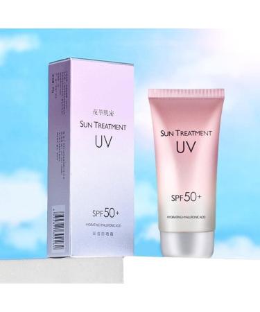 60ml Facial Body Sunscreen Whitening Sunscreen Sunscreen SPF50 Protective Cream Facial Sun Skin K9J5 Protection Pink - Buy Online on GoSupps.com