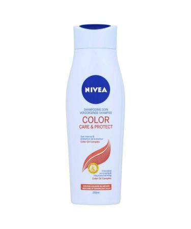 6 x NIVEA Shampoo Color Care & Protect for intensive care and color protection 250 ml