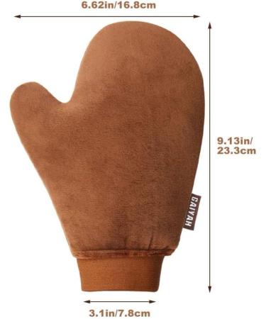 GAIYAH Self Tanning Mitt Applicator - Streak-free Fake Tan Mitt with Anti-slip Elastic Wrist for Seamless Application - Buy Online on GoSupps.com