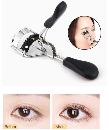 AKOAK Stainless Steel Eyelash Curler - Heart Handle Curling Clip for Perfect Lashes | Best Makeup Tools for Women | International Shipping Available - Buy Online on GoSupps.com