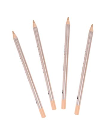 Outanaya 4pcs Concealer Pen Concealer Sticks Makeup Concealer Make up Concealer for Face Lead Pencils Wooden 1 g (Pack of 1) Ivory