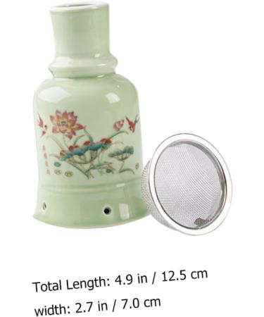 Shop Homsfou Stand Moxibustion Pot & MOXA Stick Holder - Essential Moxibustion Tools | Lotus Ceramics 12.5x7cm | International Shipping Available - Buy Online on GoSupps.com