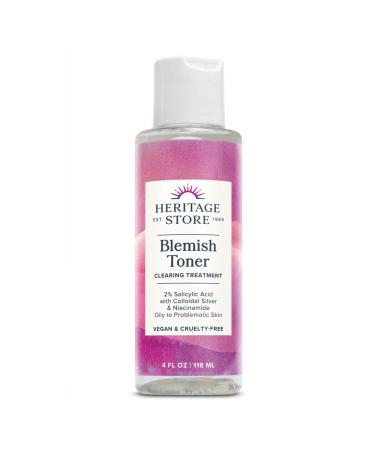 Heritage Store Blemish Treatment Toner 4 fl oz (120 ml)