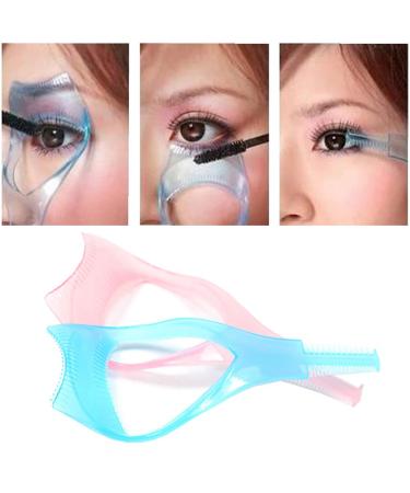4 Pcs 3 in 1 Plastic Mascara Applicator Guide Tool Set - Eyelash Comb & Makeup Cosmetic Tool - Buy Online on GoSupps.com