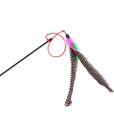 6 Pack Feather Refill Replacement for Da Bird feather Wand Home Pet Cat Toy Kitten Interactive Toys - Buy Online on GoSupps.com