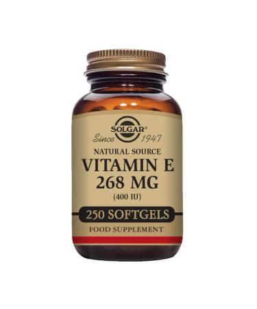 Solgar Naturally Sourced Vitamin E 268 mg (400 IU) 250 Softgels