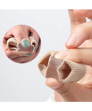 Beavorty 4Pcs Toe Separator for Overlapping Toes - Nylon Toe Spacers for Toe Valgus Correction - Men and Women Orthotics Tool - 6X3.2CM - Buy Online on GoSupps.com