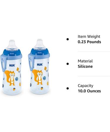 Nuk 62703 10 Oz Active Toddler Silicone Cup - Buy Online on GoSupps.com