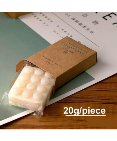 Handmade Oats Bath Soap 20G - Travel Toiletries & Skin Care | Hotel Quality Cleaning Bar - Buy Online on GoSupps.com