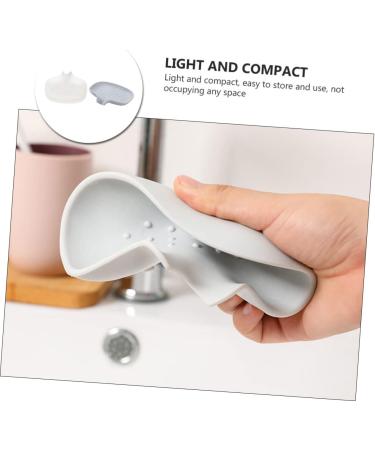 Ciieeo 4 Pcs Box Silicone Soap Dish Wood Trays Vessel Sink Kitchen Sink Sponge Dish Soap Dish for Shower Sponge Soap Wood Pallets Soap Holder for Bathroom Silica Gel Wooden Sponge Holder - Buy Online on GoSupps.com