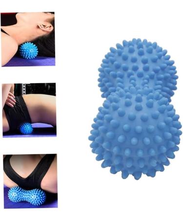 Stingy Spiked Massage Ball - Peanut Shape Hand & Foot Device for Deep Muscle Relaxation - 2 Pack Blue - Buy Online on GoSupps.com