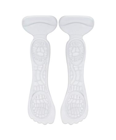 Heel Shoe Inserts High Heel Gel Cushion Insole Insert Pads 2 in 1 Women Shoe Liners (Clear 1 Pair)