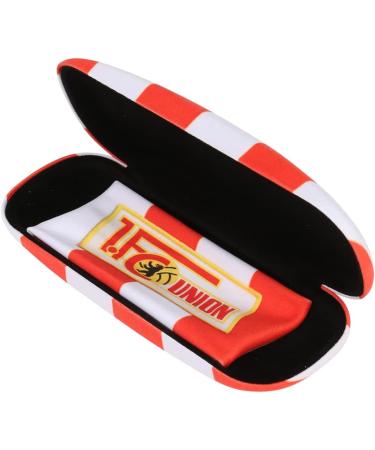 FC UNION Berlin Striped Red/White Glasses Case & Cleaning Cloth - Perfect for Fans | Shop Now - Buy Online on GoSupps.com