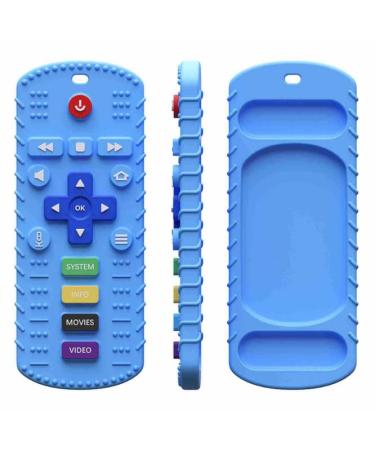 Veewon Baby Teething Toy - Pressable Remote Control Shape for Boys and Girls - Chew Toys (Blue) - Buy Online on GoSupps.com