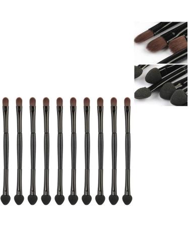 Eyeshadow Sponge Brushes Double Head Eyeshadow Brushes Tipped Oval Eyeshadow Brush Dual Sides Makeup Applicator Women Cosmetic Tools 10Pcs Professional process - Buy Online on GoSupps.com