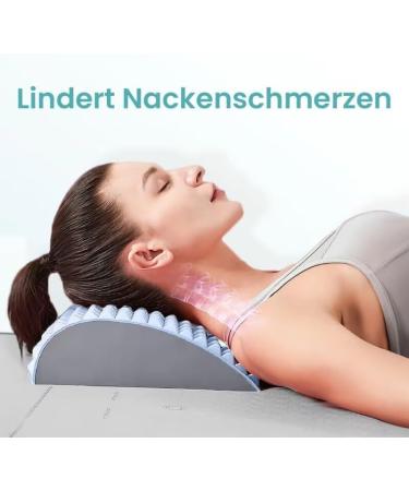 Align Neck and Back Extensor - Innovative Back Massage Device & Neck Stretcher for Pain Relief | Blue Back Stretch Trainer - Buy Online on GoSupps.com