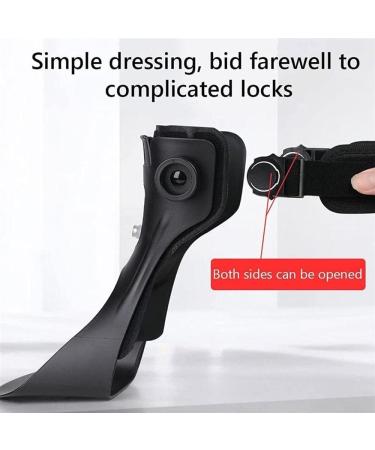 Drop Foot Brace Orthosis for Hemiplegia - Medical Ankle Support with Inflatable Airbag | Foot Stabilizer for Stroke Recovery | Size M - Buy Online on GoSupps.com