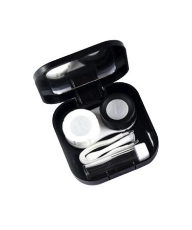 JE COMPRIS 1STK contact lenses tweezers remover for contact lenses holder for contact lens box contact lens tank with mirror mini contact lens box contact lenses piston box two-tone