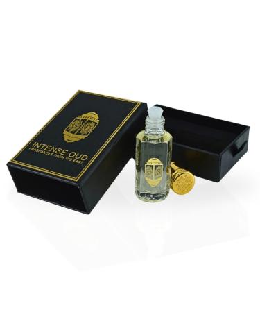 INTENSE OUD Woody Vanilla Perfume Oil 12ML (0.40 OZ) With Black Gift Box Sweet vanilla Soft Sandalwood & Rich Oud. - Buy Online on GoSupps.com