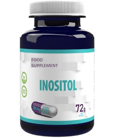 Inositol 500mg 120 Vegan Capsules Laboratory Tested High Dosage Non GMO No Fillers or Additives - Buy Online on GoSupps.com