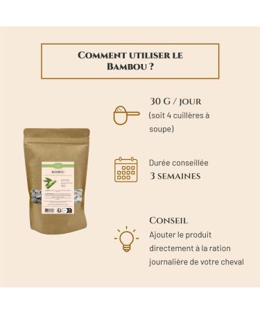 Prince Equin - Bamboo - Horse nutritional supplement - Bag 400g - Joint health - Bone re-ineralization - French brand (400g bag) - Buy Online on GoSupps.com