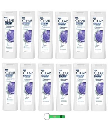 Riequilibrante Quotidiano Lot de 12 shampoings transparents anti-pelliculaires pour cuir chevelu sec 225 ml + porte-cl s Beni Culinari