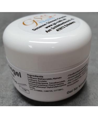 GS-Nails 1 Phase UV Gel HEMA Free - 50ml Clear Medium Viscosity | Best for Easy Application & Long-lasting Finishes - Buy Online on GoSupps.com