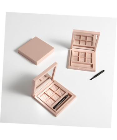 Beatifufu 2pcs Empty Eyeshadow Palette Empty Compact Eyeshadow Highlighters Blush Palette Cosmetics Pans 1 count (Pack of 1) Pink - Buy Online on GoSupps.com