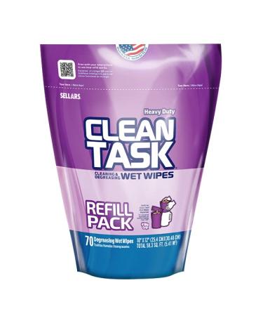 Sellars 90174 Clean Task Cleaning & Degreasing Wet Wipes Refill