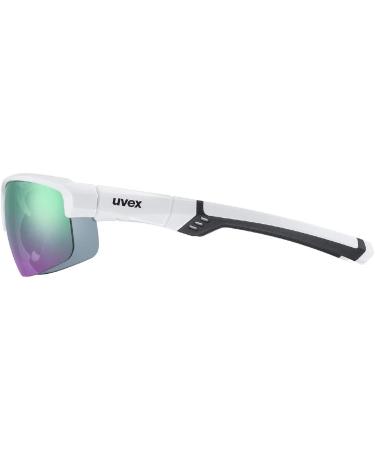 Uvex Unisex Sportstyle 226 Sports Glasses - White/Green | Pack of 1 | International Shipping Available - Buy Online on GoSupps.com