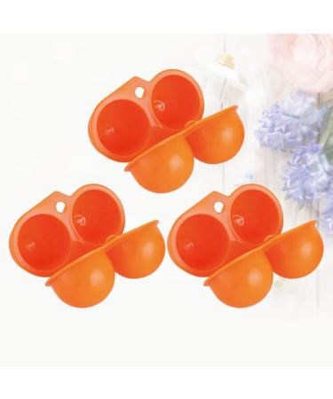 Healeved 6 Pcs Eggs Egg Container Egg Case Camping Egg Baskets Portable Egg Case Egg Carton Mustard Outdoor Random Colorx2pcs 11.5X7X7cmx2pcs - Buy Online on GoSupps.com