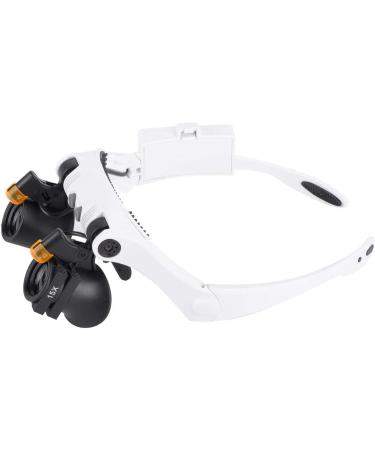Portable Head Magnifier with 2 LED Lights Hands Free Headband ES with 6 Detachable Lenses 3X 4X 5X 6X 7X 10X Full of Stars - Buy Online on GoSupps.com