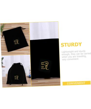 Hair Dryer Storage Bag Travel Hair Dryer Black Drawstring Bag Hair Dryer Bags Multifunctional Bag - Buy Online on GoSupps.com