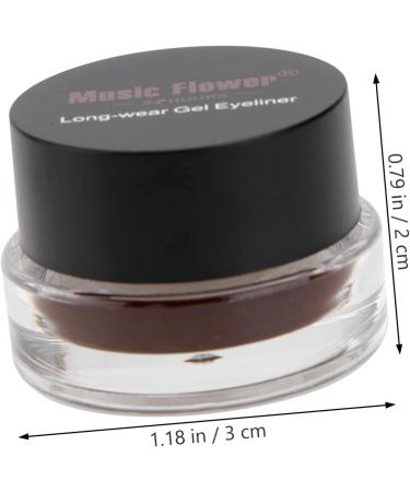 LALAFINA 6 Pcs Black Eyeshadow Brown Eyeliner Brown Eyeshadow Eye Shadow Cream Set Pearlescent Glitter Powder 1 count (Pack of 1) As Shownx3pcs - Buy Online on GoSupps.com