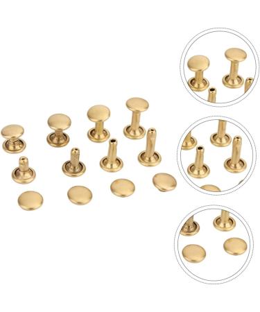 NUOBESTY 40 Sets Rivet Helix Stud Digital Food Scale Studded Belt Studs for Leather Repair Double Sided Brass - Buy Online on GoSupps.com