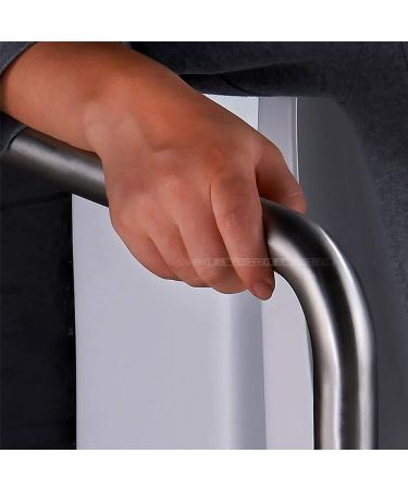 Bathroom Grab Bar Safety Support Rail Stainless Steel Shower Curved Grab Bar Wall Mounted Handrail Bracket Bathroom Balance Handle Restroom - Buy Online on GoSupps.com
