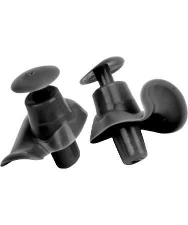 Buy Silicone Waterproof DustProof Spiral Earplugs for Swimming - Portable Box & Super Sound Lead - 2 Pack (Black - Buy Online on GoSupps.com