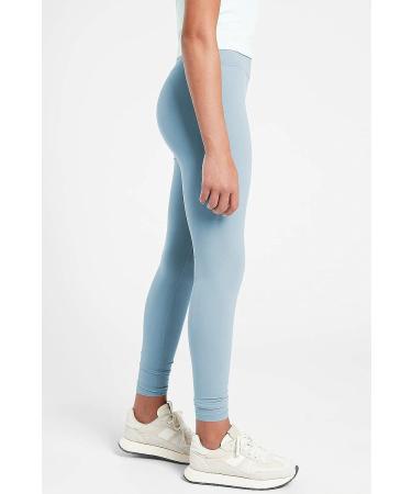 Girls High Rise Light Blue Active Leggings | Kids Gym Workout Yoga Pant 9-10 Years - Buy Online on GoSupps.com