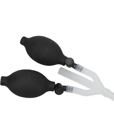 Silicone Enema Douche Bulb - Dual Side Openings Inflatable Double Bulb for Health Care | International Shipping - Buy Online on GoSupps.com