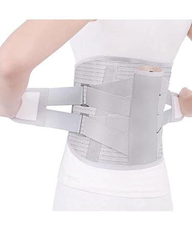 Self -heated lower back support waist support lumbar belt for sciatica scoliosis herniated disc pain relief adjustable compression belt for men and women (size: m