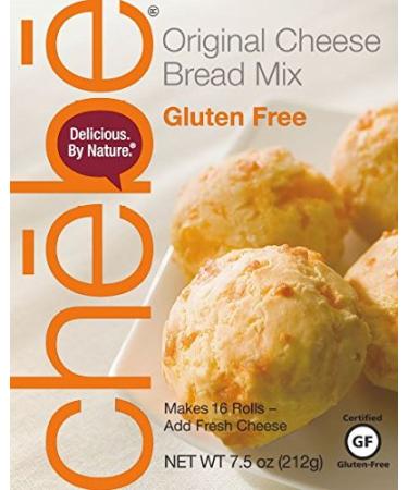 Chebe Bread Original Cheese Bread Mix, Gluten Free, 7.5-Ounce Bags (Pack of 8)